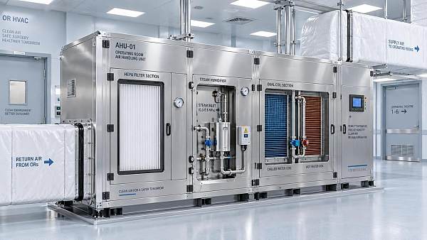 Air Handling Units vs. Dedicated Outdoor Air Systems: When to Choose AHUs for Hospital HVAC Design