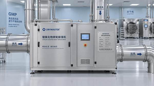 Desiccant Dehumidification in Pharma Manufacturing: Why Lithium Chloride Wheels Outperform Silica Gel in Low-Dew-Point Applications