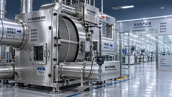 How to Specify Molecular Sieve Desiccant Wheels for Ultra-Low Dew Point Dry Rooms