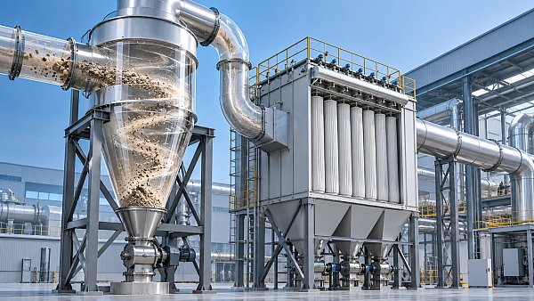 When Does Cyclone Separation for Dust Collection Reduce Baghouse Filter Loading?