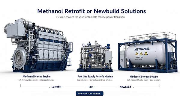 Methanol Fuel Engines: Retrofit or Newbuild?