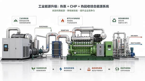 Heat Pump Systems vs CHP in Industrial Upgrades