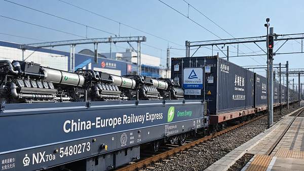 China-Europe Railway Express Hits 130,000 Trains; Zhengzhou–Hamburg Green Power Train Launched