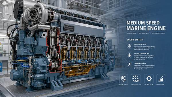 How to compare medium-speed marine engines for uptime