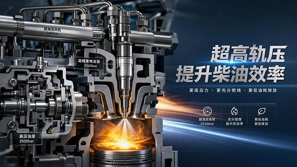 Ultra-High-Pressure Injection: How Rail Pressure Affects Diesel Efficiency