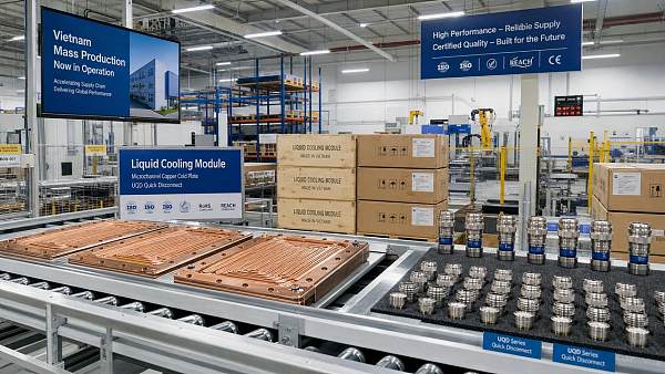 Vietnam plant launch cuts liquid-cooling lead time to 8 weeks