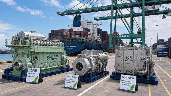 Singapore PSA Opens Green Fast Track for Dual-Fuel Engines
