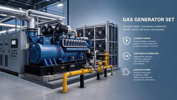 How to Size Gas Generator Sets for Industrial Backup Power and Continuous Operation