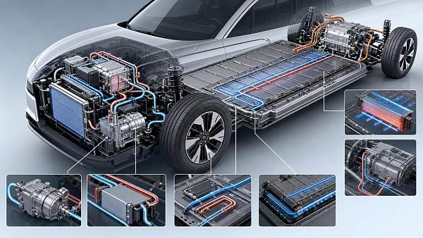 Heat Pump Thermal Management in EVs: Key Design Options and Performance Trade-Offs