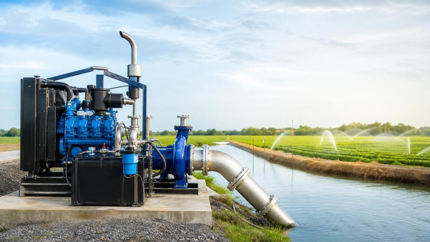How to Choose Industrial Engine Systems for Irrigation by Pump Load and Fuel Access