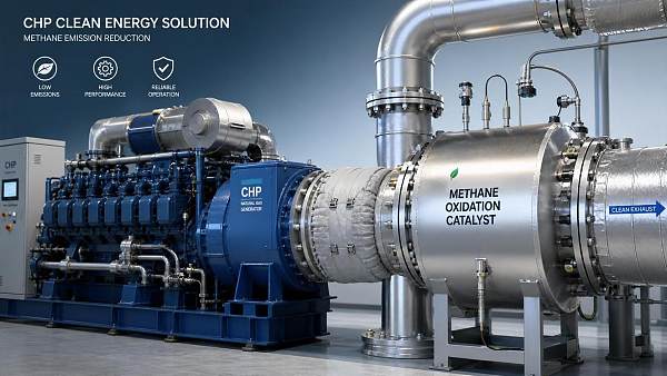 How Methane Emissions Control Catalysts Work in CHP Gas Gensets