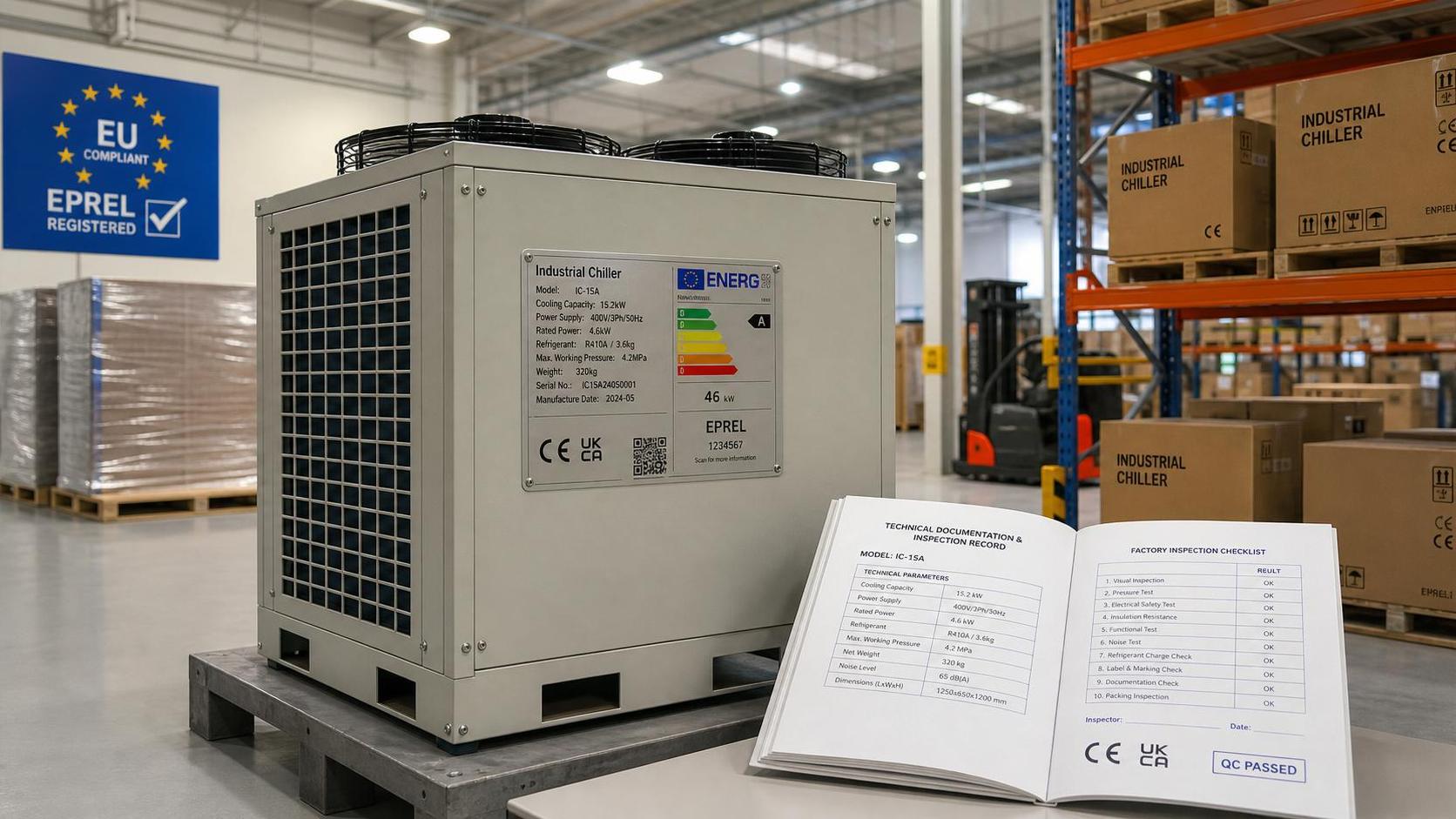 EU CE Update Adds Digital Energy Labels for Chillers