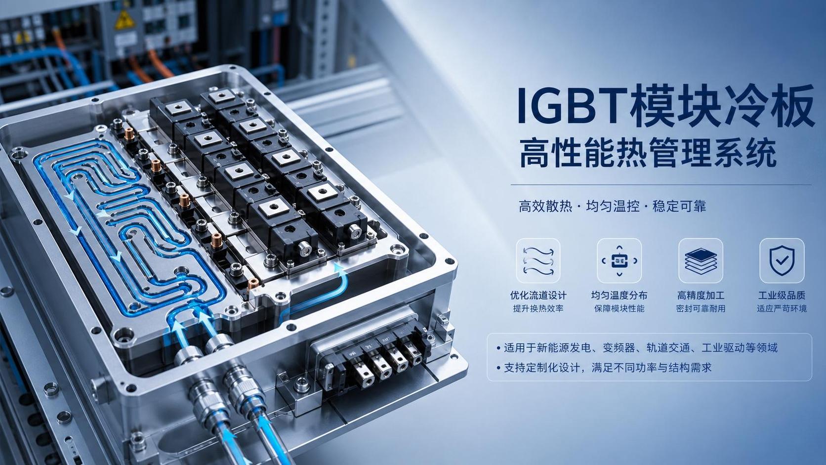 Cold Plates for IGBT Modules: Key Design Parameters for Thermal Performance