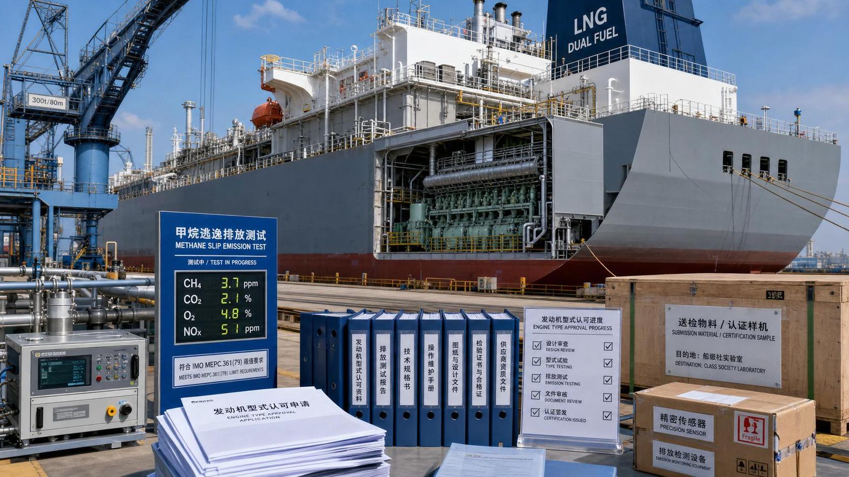 IMO Tightens Methane Slip Limit for Dual-Fuel Engines