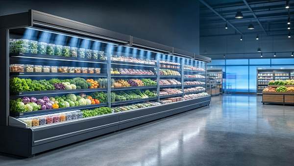 When does air curtain refrigeration waste more energy?