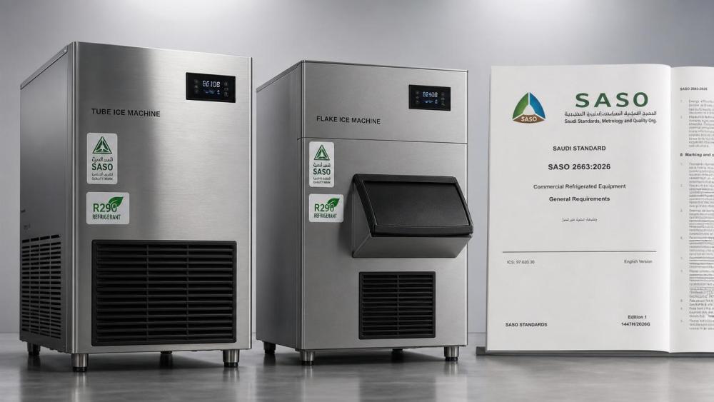 SASO Updates Ice Machine Efficiency Standards, Cuts R290 Certification to 6 Weeks