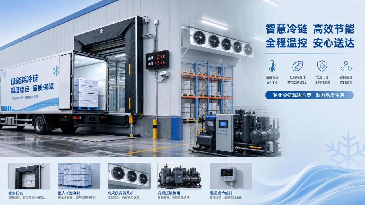 How can cold chain logistics cut energy losses?