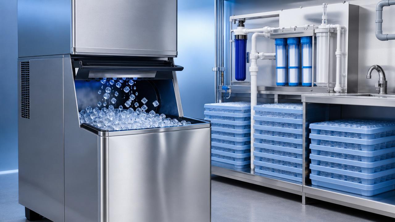 Commercial Ice Machines: How to Size Capacity, Storage, and Water Use