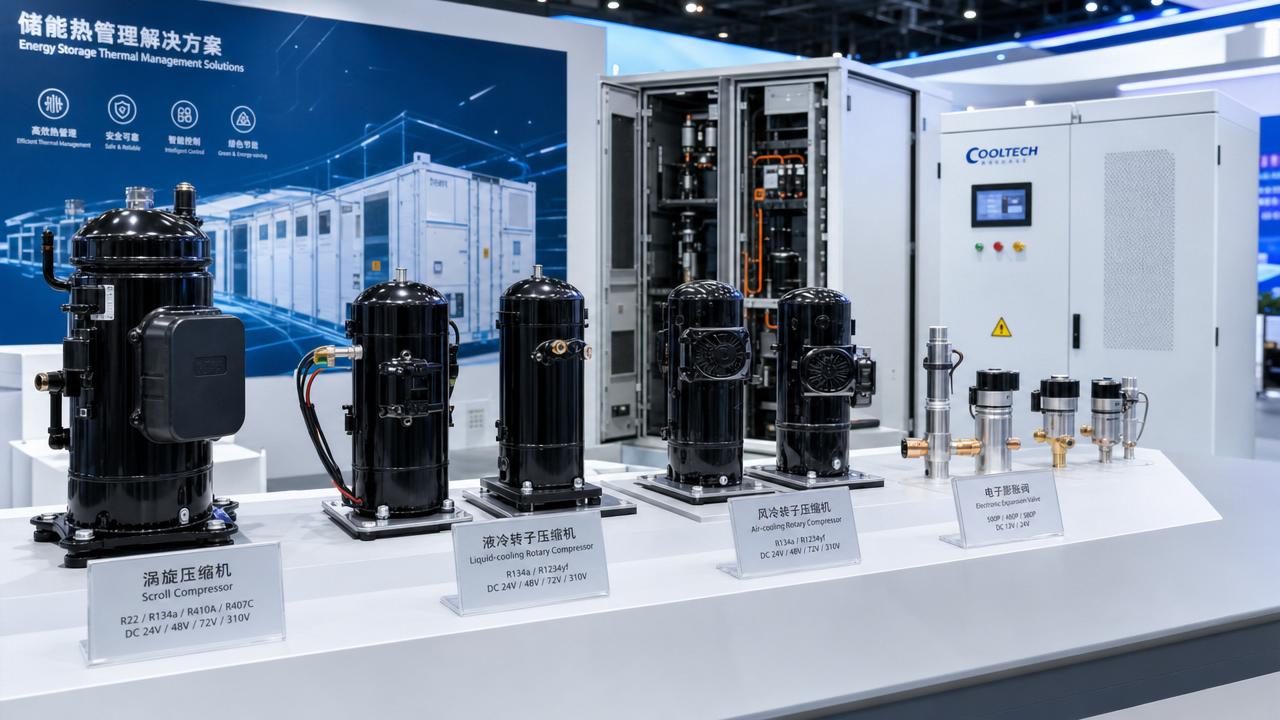 GMCC and Welling Show Certified Energy Storage Cooling Compressors at SNEC 2026