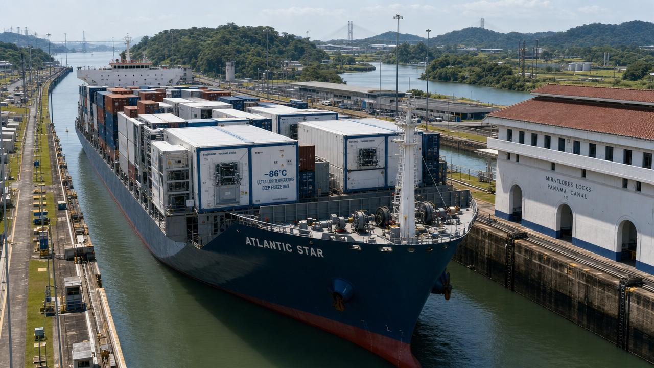 Panama Canal Draft Review Threatens ULT Freezer Shipping