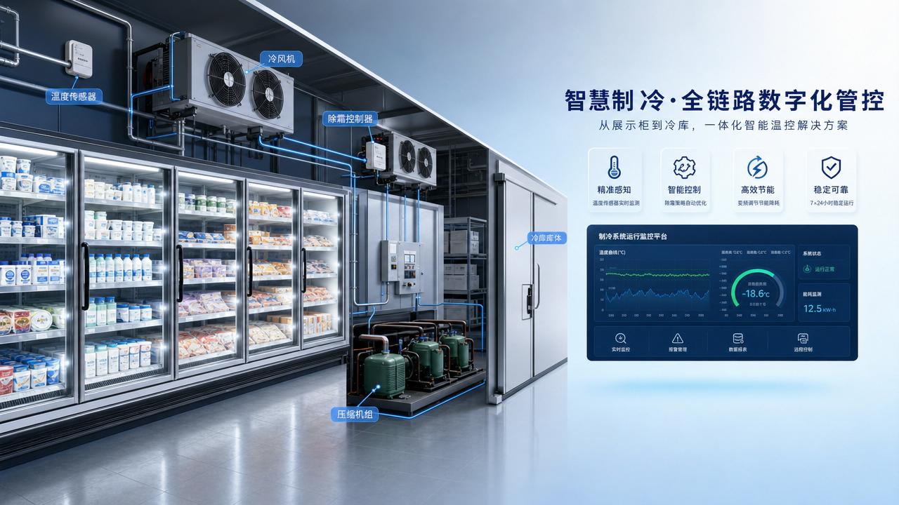 Digital Refrigeration Control in Supermarkets: How to Cut Temperature Drift and Alarm Errors