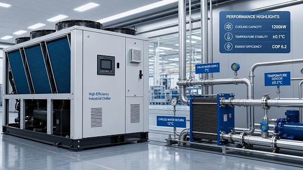 How to Choose Industrial Chillers for Process Cooling: Capacity, Accuracy, and Efficiency