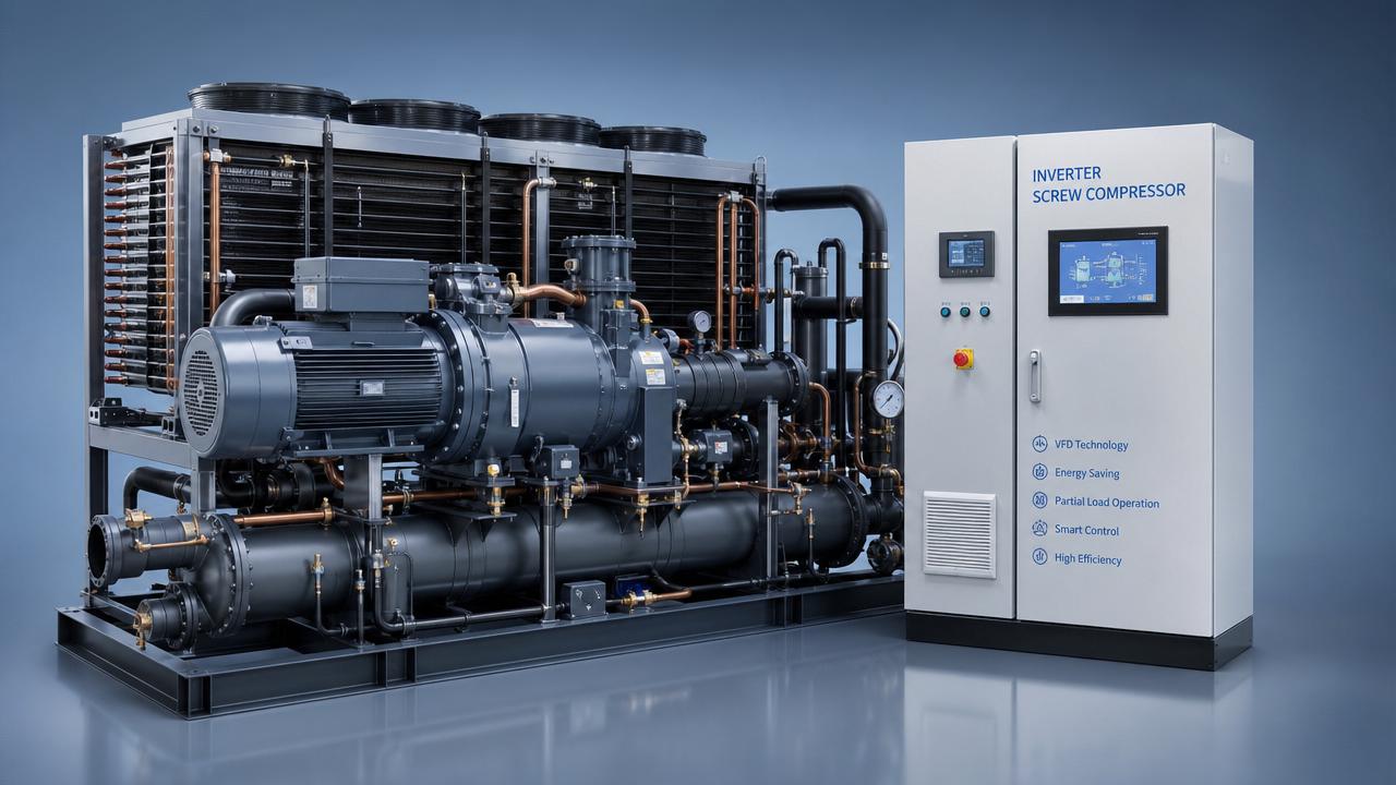 Variable Frequency Screw Compressors: When Do They Save Energy in Part-Load Operation?