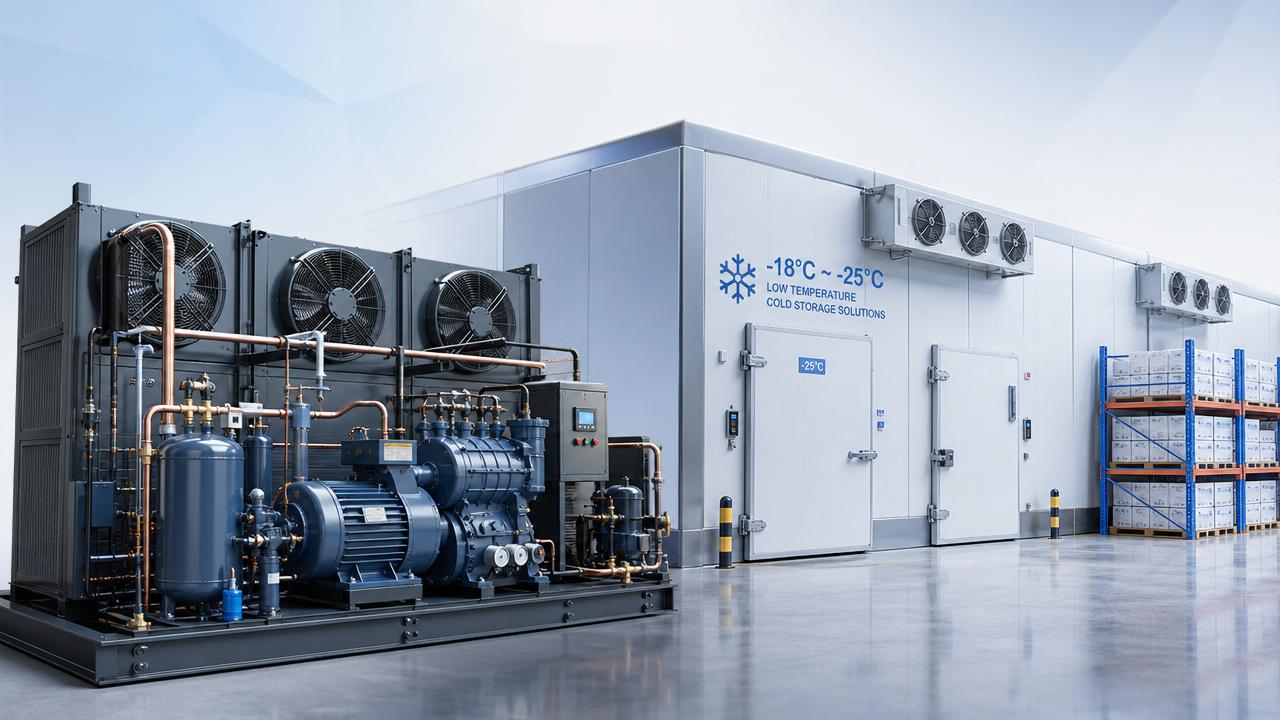 How to Choose Cold Storage Compressors for Low-Temp Rooms and Frozen Warehouses