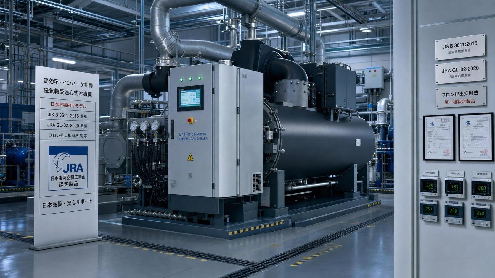 Japan Tightens JIS B 8605-2026 for Magnetic Bearing Chillers