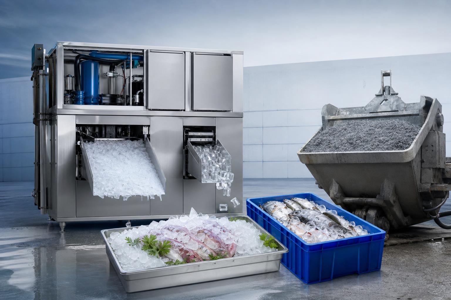 How to Choose Industrial Ice Makers for Food Processing, Fisheries, and Concrete Cooling