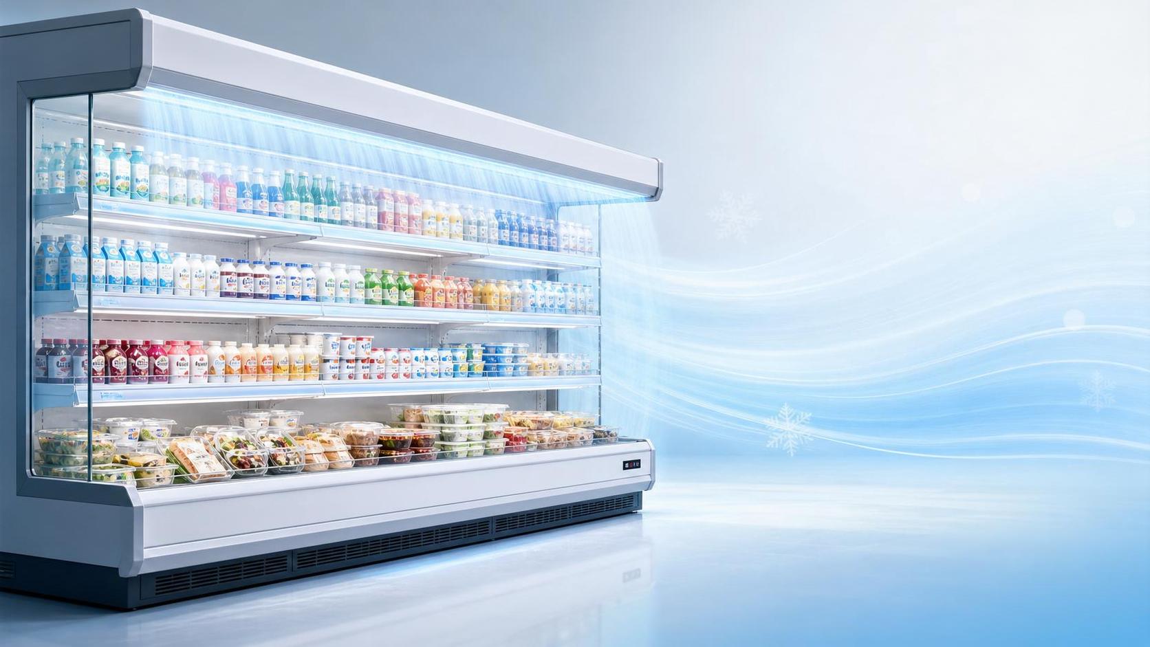 Air Curtain Refrigeration Explained: When It Works Best in Open Display Cabinets
