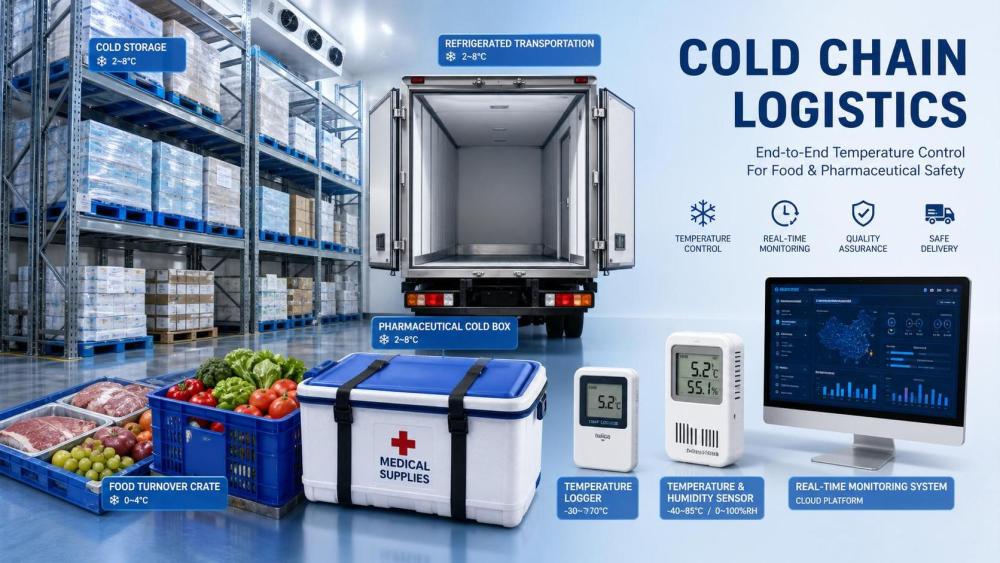 Cold Chain Technology in Food and Pharma: Key Stages, Sensors, and Control Points