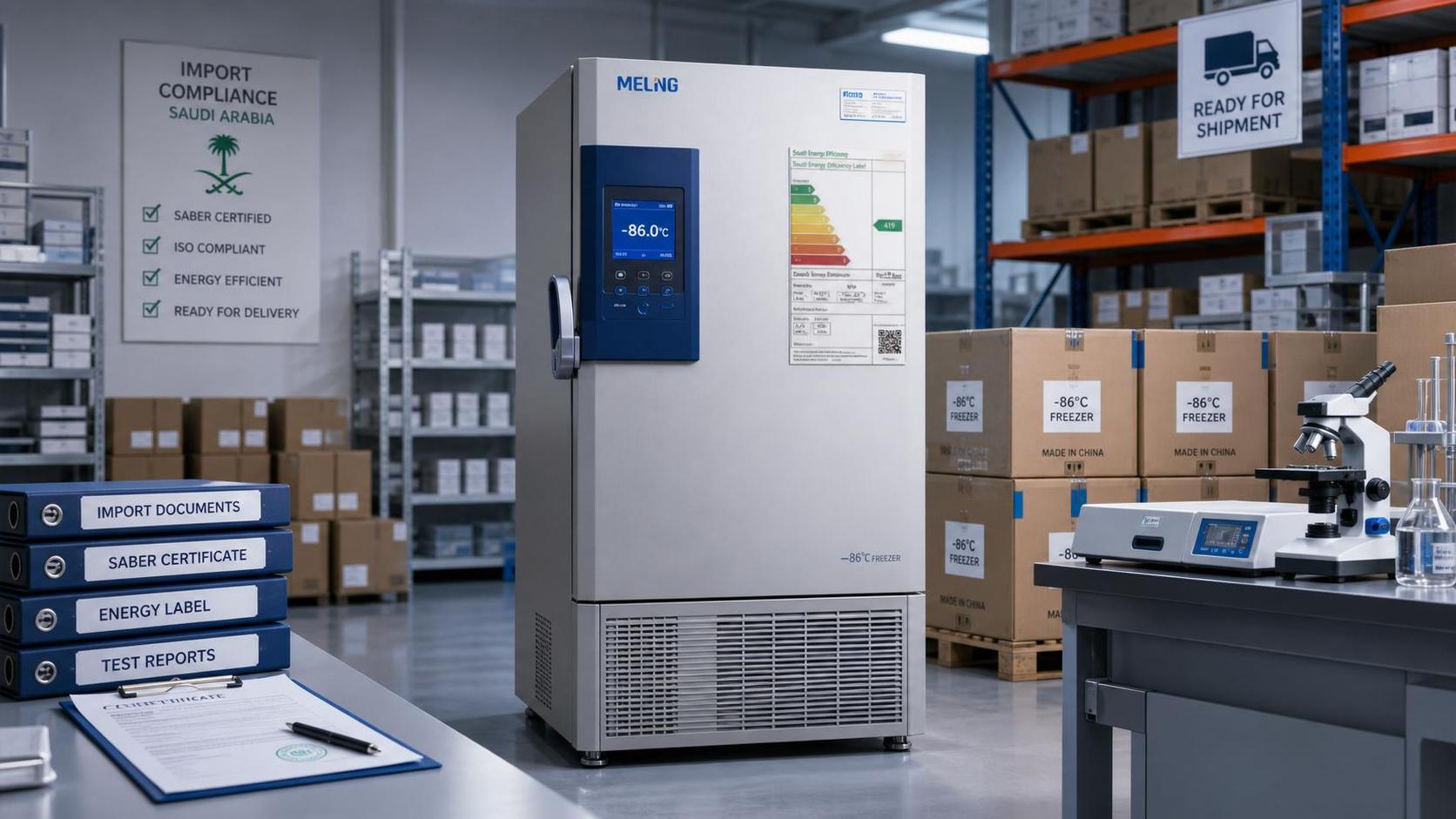 Saudi Rule Shift for -86C ULT Freezer Imports