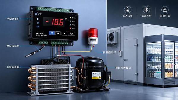 Digital Refrigeration Control Module Explained: Key Inputs, Defrost Logic, and Alarm Functions