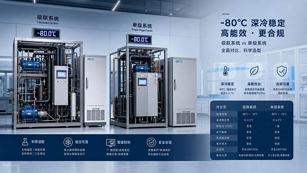 Cascade vs Single-Stage Ultra-Low Temperature Cooling Systems: Which Design Fits Your Process?