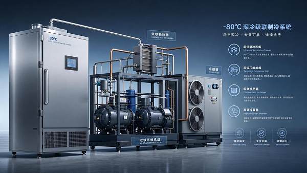 Cascade Refrigeration Systems for Deep Freezing: How They Reach -80°C and What to Check
