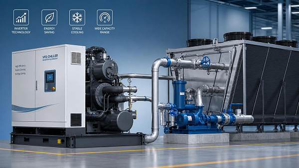 How Inverter Control Improves Industrial Chiller Efficiency and Load Stability