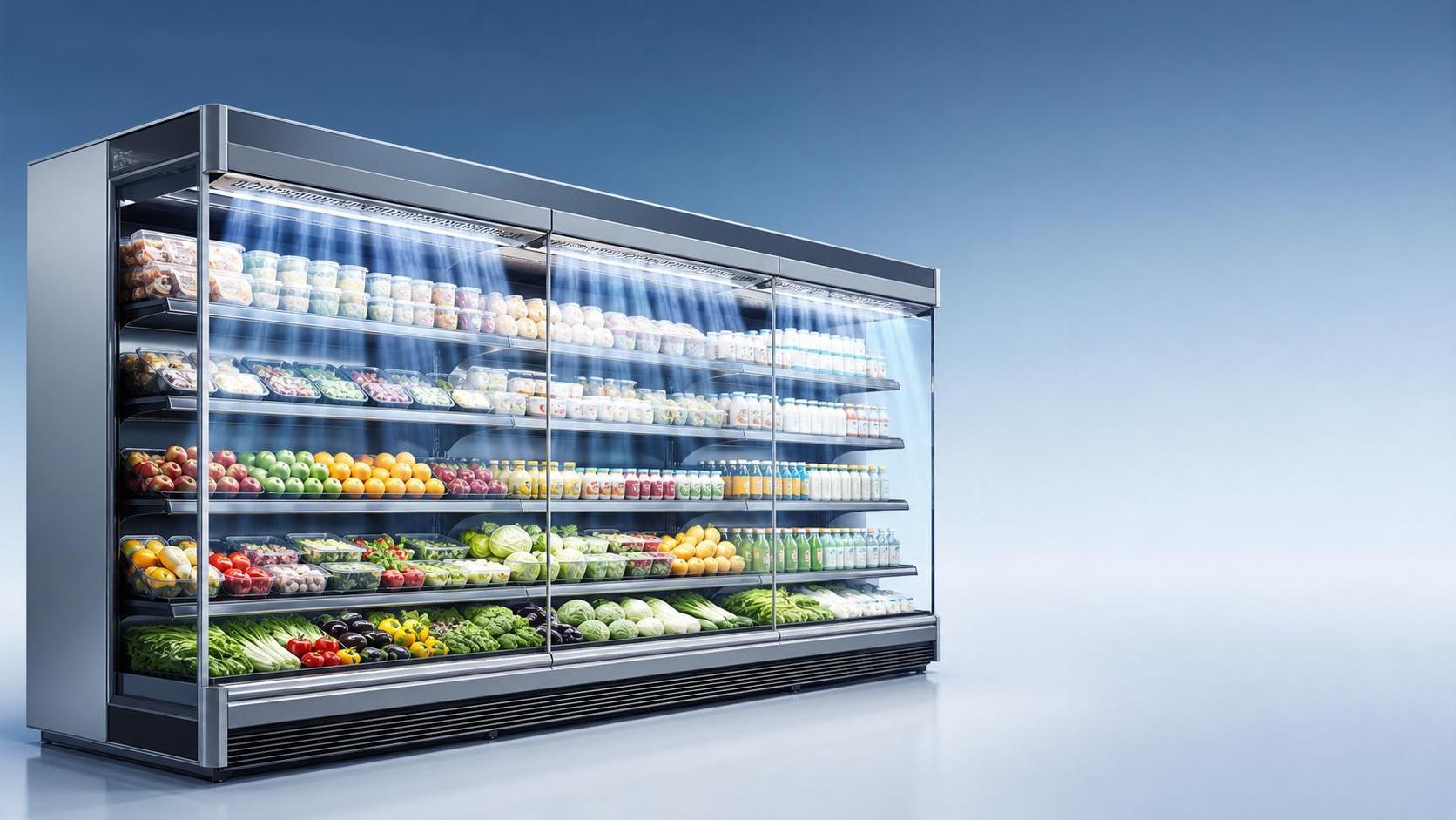 How Air Curtain Refrigeration Temperature Control Reduces Infiltration in Open Cases