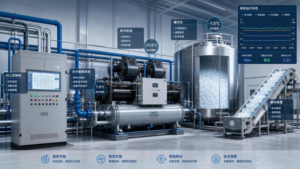 How PLC Control Improves Concrete Cooling System Stability and Ice Plant Coordination