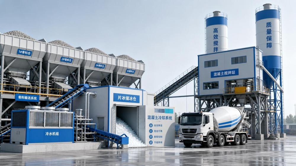 How to Select Concrete Cooling Systems for High Ambient Conditions?