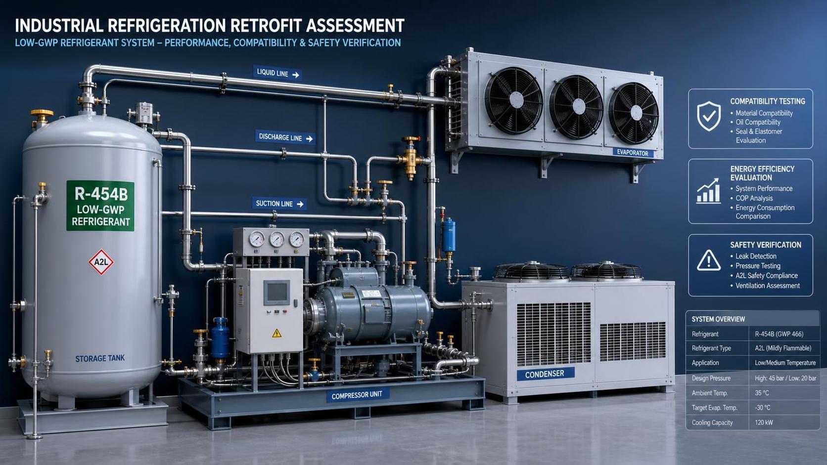 How to Evaluate Low-GWP Refrigeration Retrofit Solutions for Existing Systems