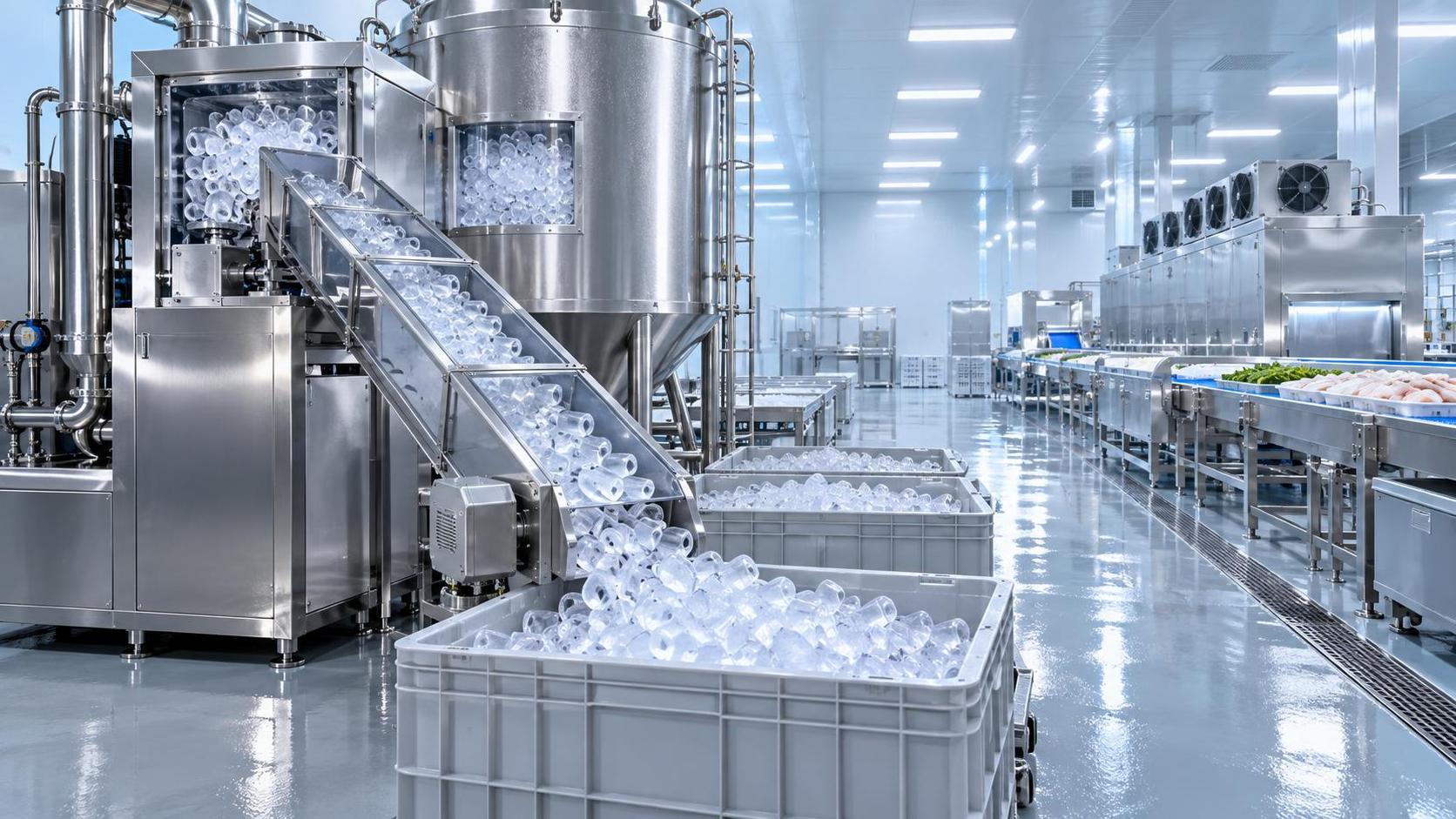 How to Size a Tube Ice Machine for Peak Demand in Food Processing Plants