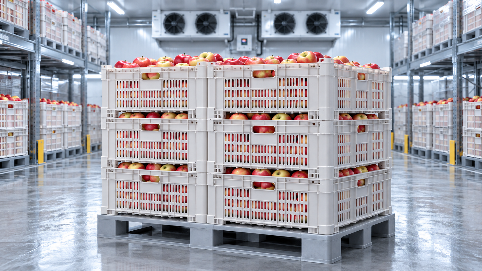 Selecting Ventilated Crates for Fruit Cold Chains: Airflow, Strength, and Sanitation