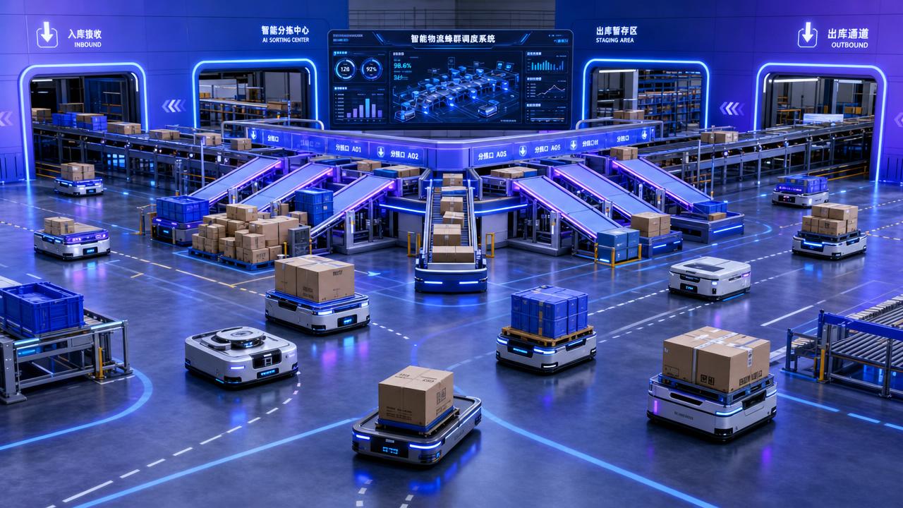 Where Swarm Networking Helps Most in Busy Warehouse Traffic