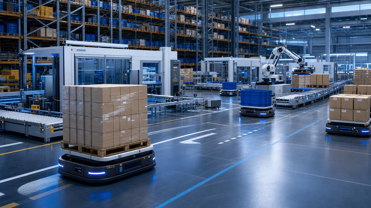 How multi-agent logistics improves flow in busy facilities
