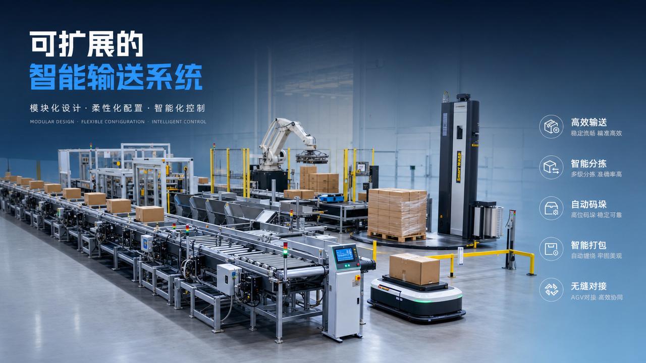 What makes intelligent conveyor systems easier to scale