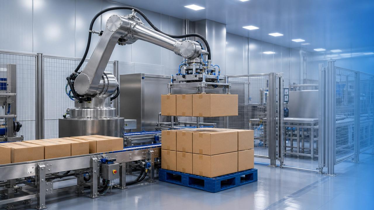 Are palletizing robots for food industry easy to keep compliant?