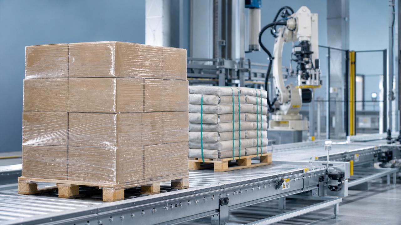 Industrial Pallet Stabilization Methods: Stretch Wrapping, Strapping, or Palletizing?