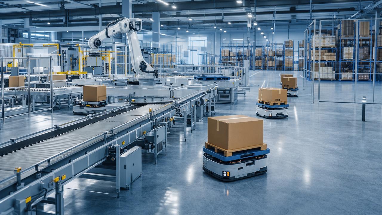 Automated Material Flow Design: Conveyors, Diverters, and AMRs in Warehouse Lines