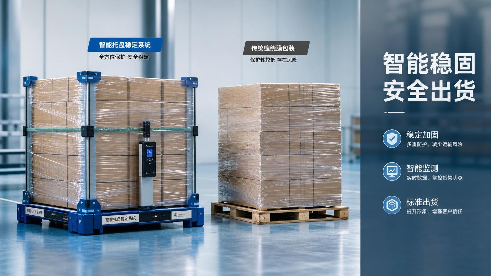 Smart Pallet Stabilization vs Stretch Wrapping: Which Lowers Shipping Risk?